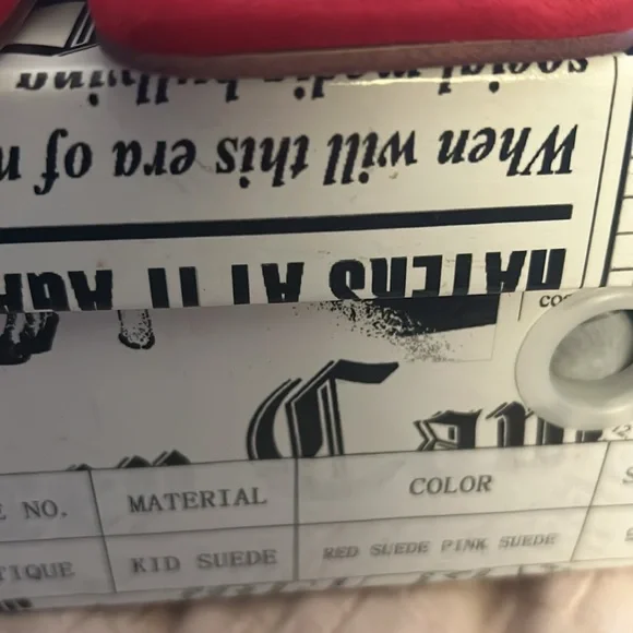 NIB Jeffrey Campbell Antique Suede Sandals Sz. 9 - Picture 7 of 11